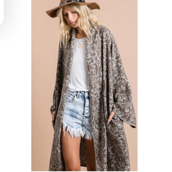 INDIE CHIC Multi knit color cardigan jacket - Picture 6 of 8